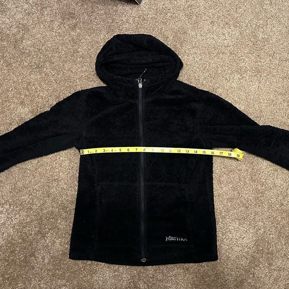 Marmot fuzzy Sherpa fleece hoodie